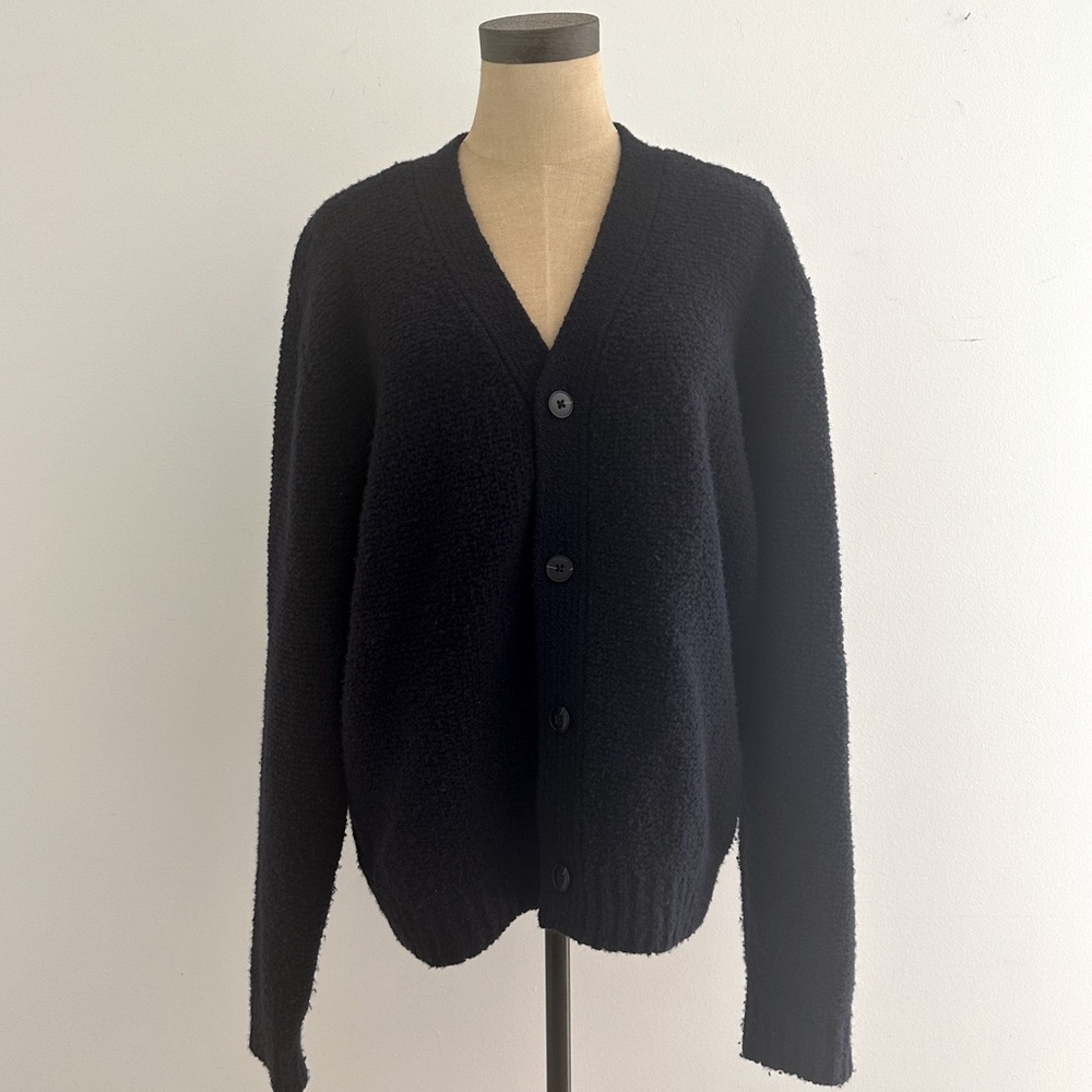 Madewell Men’s Navy Blue Wool Cardigan Size M
